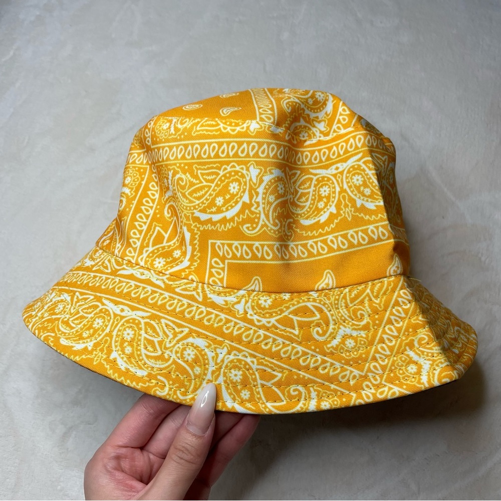 Yellow Bandana Reversible Bucket Hat